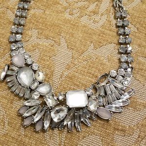 Loft Necklace Silver with Sparkly Stones